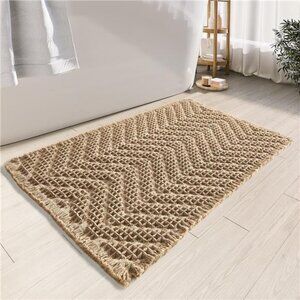 Bath Mats,Upgraded Waffle Super Absorbent Bath Mat,Bathroom Rugs Non Slip